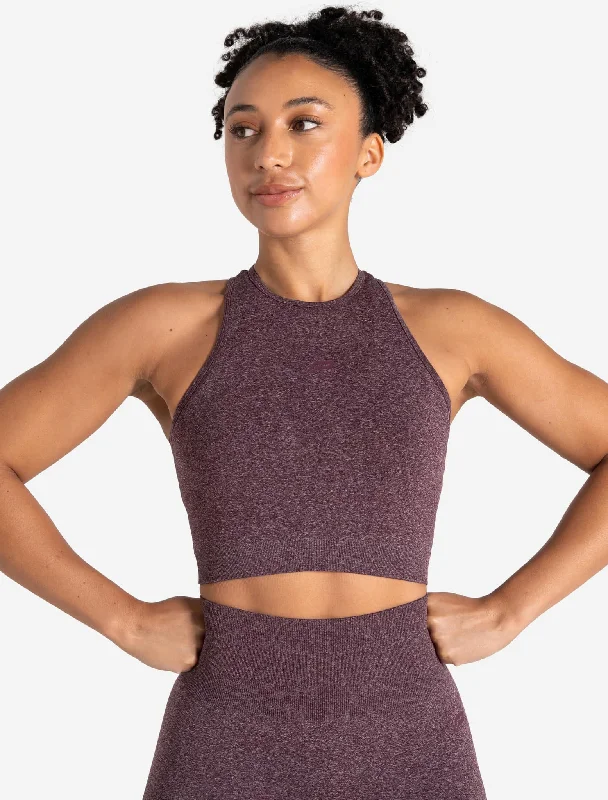 Camouflage - Print Women's Crop Top in Olive for a Trendy and Edgy StyleForm Seamless Crop Tank - Cherry Marl Camouflage - Print Women's Crop Top in Olive for a Trendy and Edgy StyleForm Seamless Crop Tank - Cherry Marl