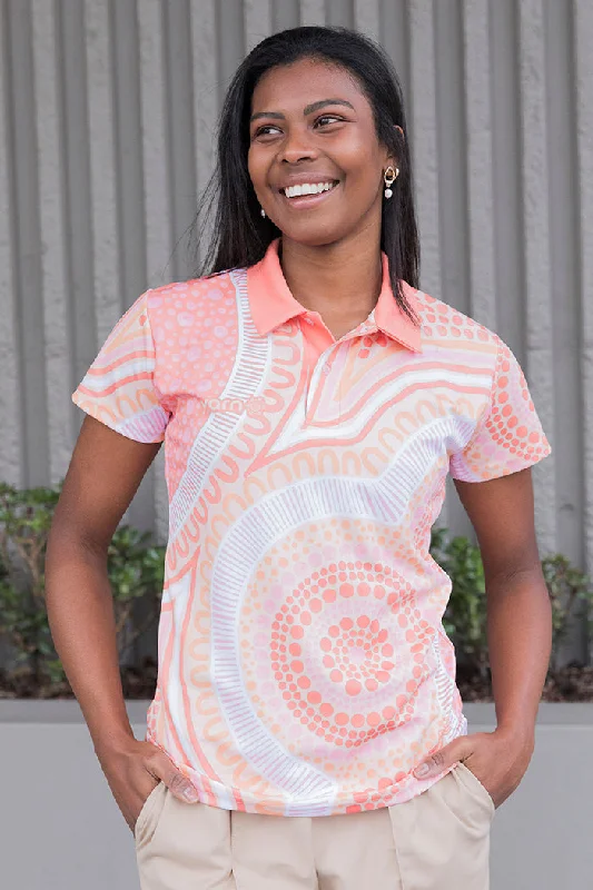 Polo shirt with thumbholes for added functionalityConnections UPF50+ Women's Fitted Polo Shirt Polo shirt with thumbholes for added functionalityConnections UPF50+ Women's Fitted Polo Shirt