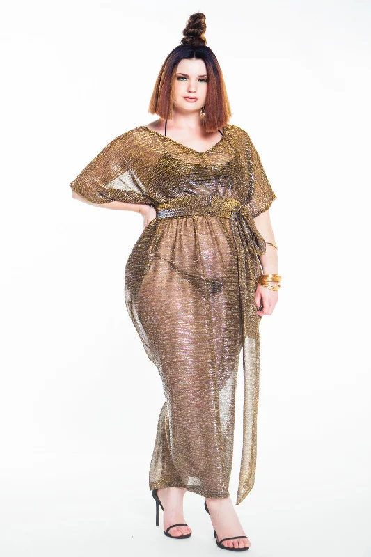 Petite - fit cropped linen cover ups for a breezy summer strollV Neck Metallic Accordian Sheer Slouch Poolside Maxi Dress- JIBRI Petite - fit cropped linen cover ups for a breezy summer strollV Neck Metallic Accordian Sheer Slouch Poolside Maxi Dress- JIBRI