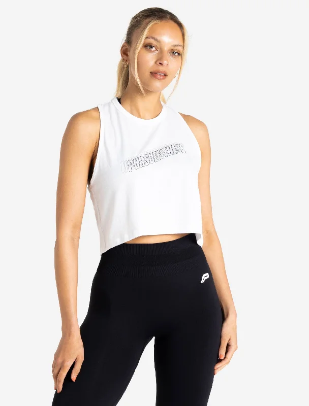 Sustainable Organic Cotton Women's Crop Top in Khaki for an Eco - Friendly ChoiceWave Crop Tank - White Sustainable Organic Cotton Women's Crop Top in Khaki for an Eco - Friendly ChoiceWave Crop Tank - White