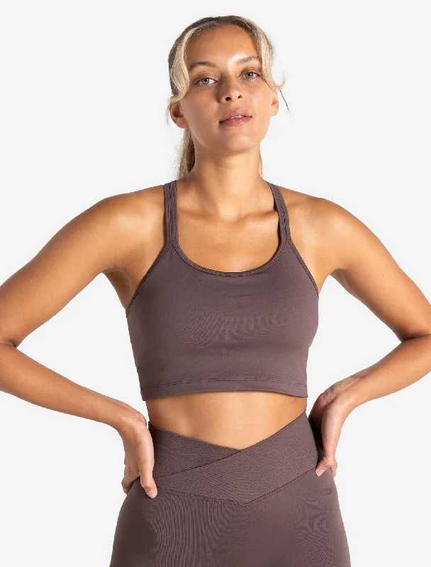Sustainable Organic Cotton Women's Crop Top in Khaki for an Eco - Friendly ChoiceSculpt Seamless Built-In Bra Tank - Mocha Sustainable Organic Cotton Women's Crop Top in Khaki for an Eco - Friendly ChoiceSculpt Seamless Built-In Bra Tank - Mocha