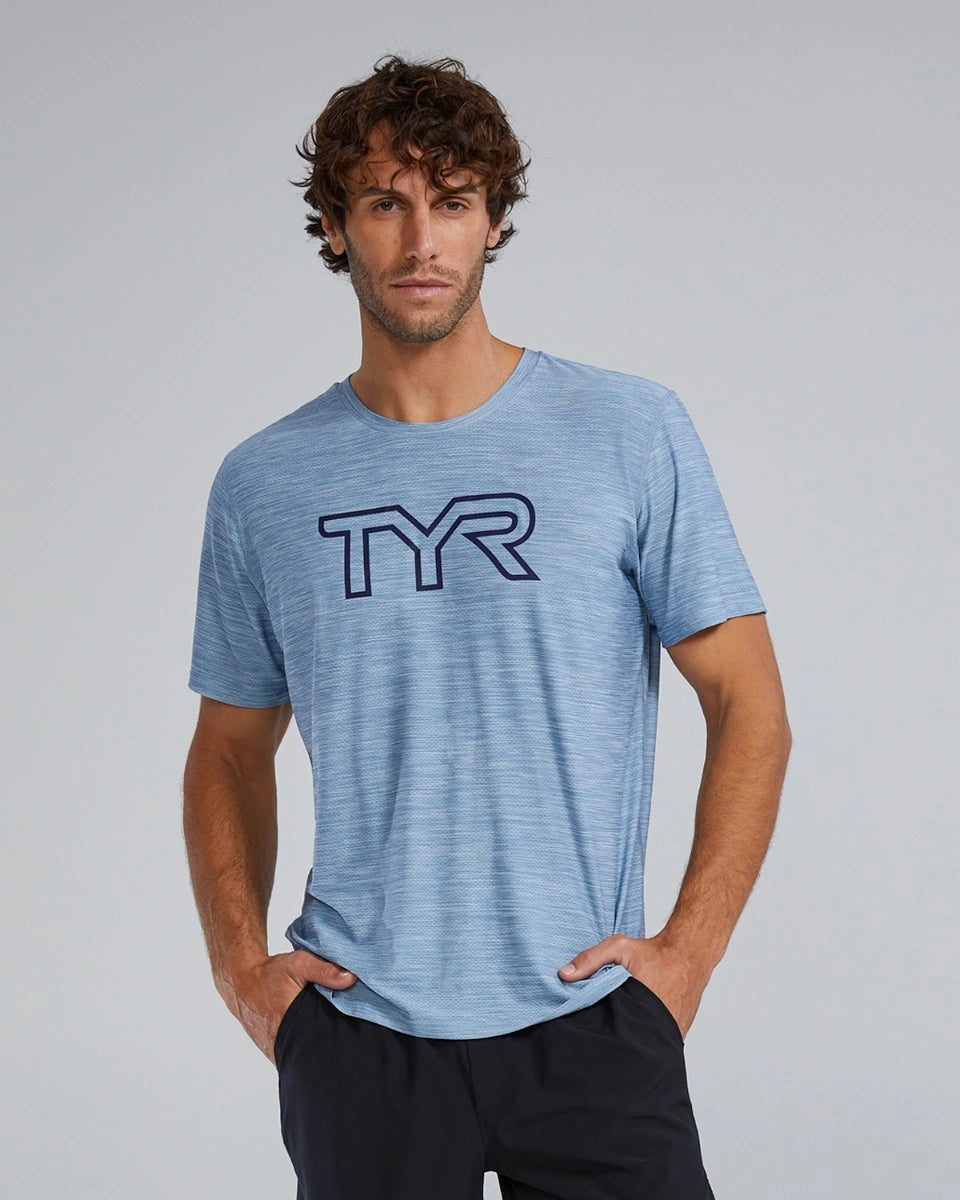 Moisture - wicking cover ups for staying dry during beach activitiesTYR AIRTEC™ MEN'S BIG LOGO TEE Moisture - wicking cover ups for staying dry during beach activitiesTYR AIRTEC™ MEN'S BIG LOGO TEE