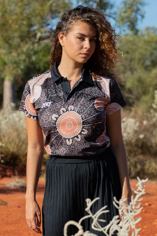 Dry - clean only polo shirt in luxurious silk blendMeeting At The River Recycled UPF50+ Women's Fitted Polo Shirt Dry - clean only polo shirt in luxurious silk blendMeeting At The River Recycled UPF50+ Women's Fitted Polo Shirt