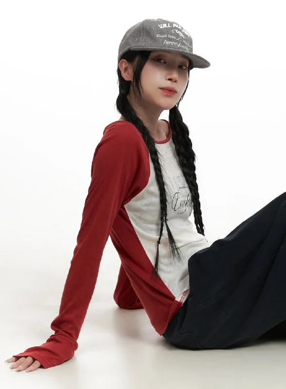 Ruffled Cuff Women Long Sleeve Top with a Feminine TouchGraphic Lettering Raglan Top CD404 Ruffled Cuff Women Long Sleeve Top with a Feminine TouchGraphic Lettering Raglan Top CD404