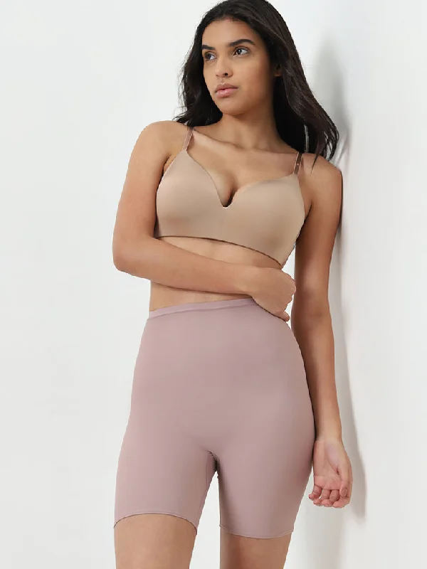 Bootcut Style Women's Stretch Denim Jeans in Dark WashWunderlove Mauve High-Rise Cooling Longpants Shapewear Bootcut Style Women's Stretch Denim Jeans in Dark WashWunderlove Mauve High-Rise Cooling Longpants Shapewear
