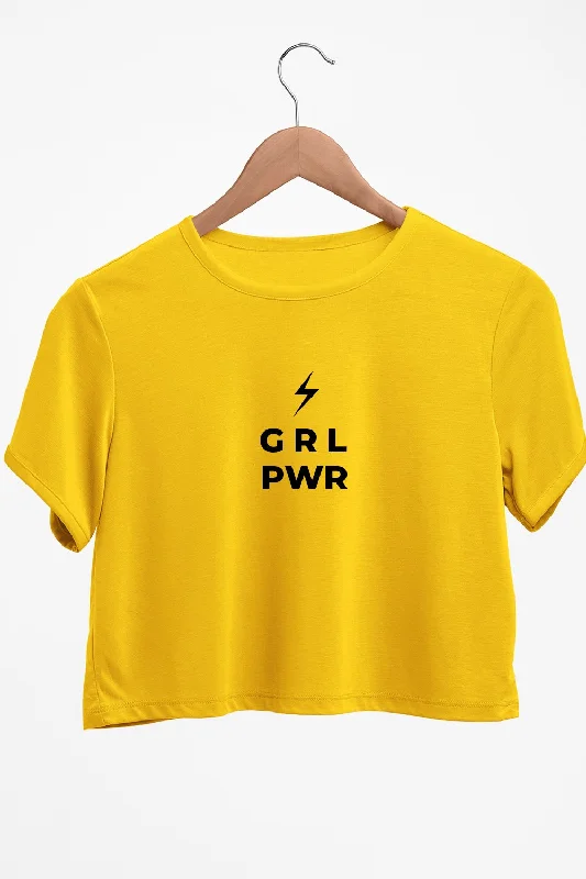 Puff - Sleeve Women's Crop Top in Pastel Green for a Retro and Fashion - Forward OutfitGirl Power Minimalistic Print Yellow Crop Top Puff - Sleeve Women's Crop Top in Pastel Green for a Retro and Fashion - Forward OutfitGirl Power Minimalistic Print Yellow Crop Top