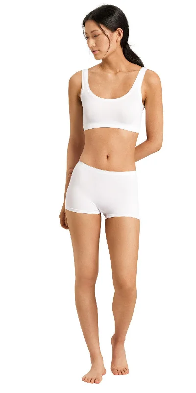Plunging V - Neck Women's Crop Top in Red for a Bold and Sexy StatementHANRO Touch Feeling Crop Top | White Plunging V - Neck Women's Crop Top in Red for a Bold and Sexy StatementHANRO Touch Feeling Crop Top | White