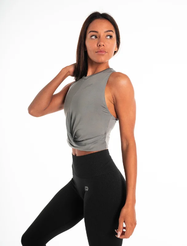 Velvet Women's Crop Top in Purple for a Luxurious and Rich - Hued Winter LookCrossover Vest - Carbon Grey Velvet Women's Crop Top in Purple for a Luxurious and Rich - Hued Winter LookCrossover Vest - Carbon Grey