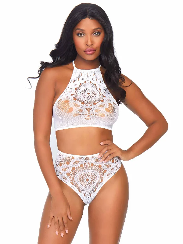 Backless Women's Crop Top in Black for a Sensual and Alluring Evening Outfit2PC Crop Top and Panty White Backless Women's Crop Top in Black for a Sensual and Alluring Evening Outfit2PC Crop Top and Panty White