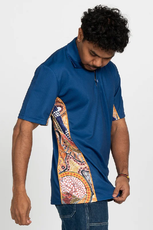 UV - protected polo shirt for outdoor enthusiastsA Father's Teachings Blue Bamboo (Simpson) Unisex Polo Shirt UV - protected polo shirt for outdoor enthusiastsA Father's Teachings Blue Bamboo (Simpson) Unisex Polo Shirt
