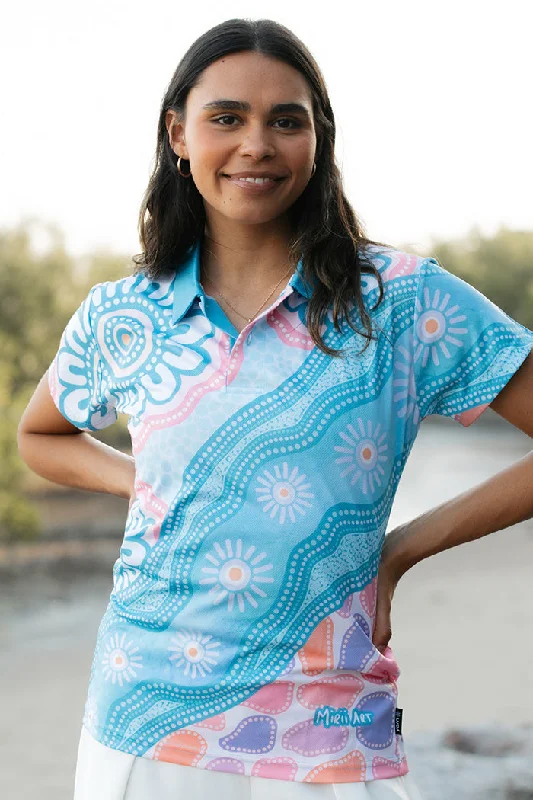 Maternity polo shirt for pregnant women's comfortTo The Skies Women's Fitted Polo Shirt Maternity polo shirt for pregnant women's comfortTo The Skies Women's Fitted Polo Shirt