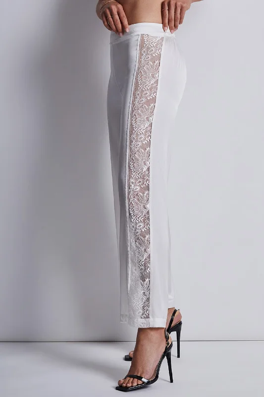 Flare Leg Women's Satin Trousers for a Glamorous Night OutMidnight Whisper Pants Opale Flare Leg Women's Satin Trousers for a Glamorous Night OutMidnight Whisper Pants Opale
