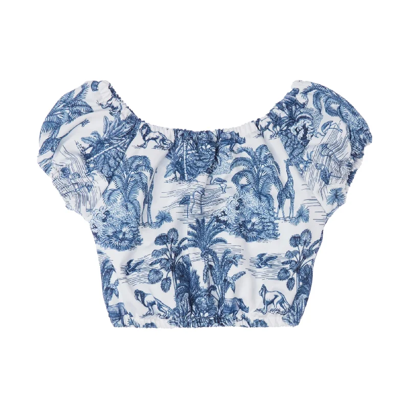 Camouflage - Print Women's Crop Top in Olive for a Trendy and Edgy StyleGIRL'S CROP TOP JUNGLE Camouflage - Print Women's Crop Top in Olive for a Trendy and Edgy StyleGIRL'S CROP TOP JUNGLE