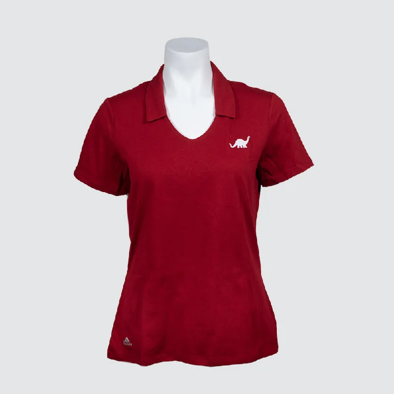 Long - sleeve polo shirt in lightweight polyester for layeringWomen's Adidas® DINO Polo Long - sleeve polo shirt in lightweight polyester for layeringWomen's Adidas® DINO Polo