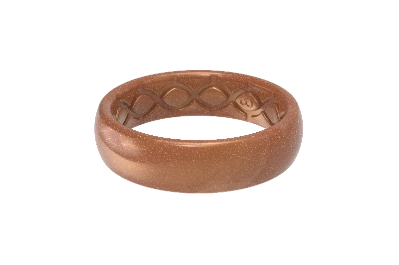 Women's Rings with Birthstones for a Personalized TouchSolid Copper Thin Ring
