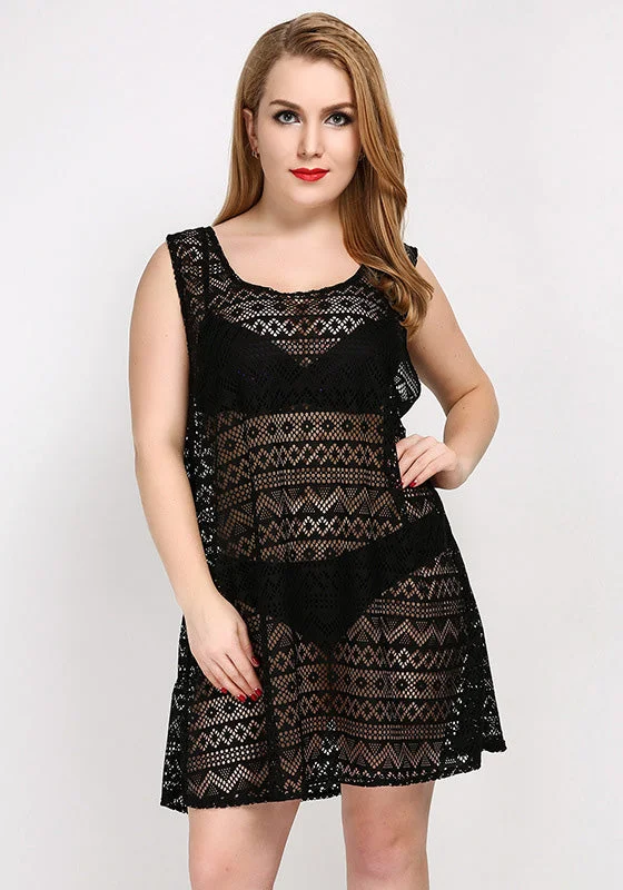 See - through cover ups for a sexy and alluring beach outfitDiva Embroidery Floral Cover Up See - through cover ups for a sexy and alluring beach outfitDiva Embroidery Floral Cover Up
