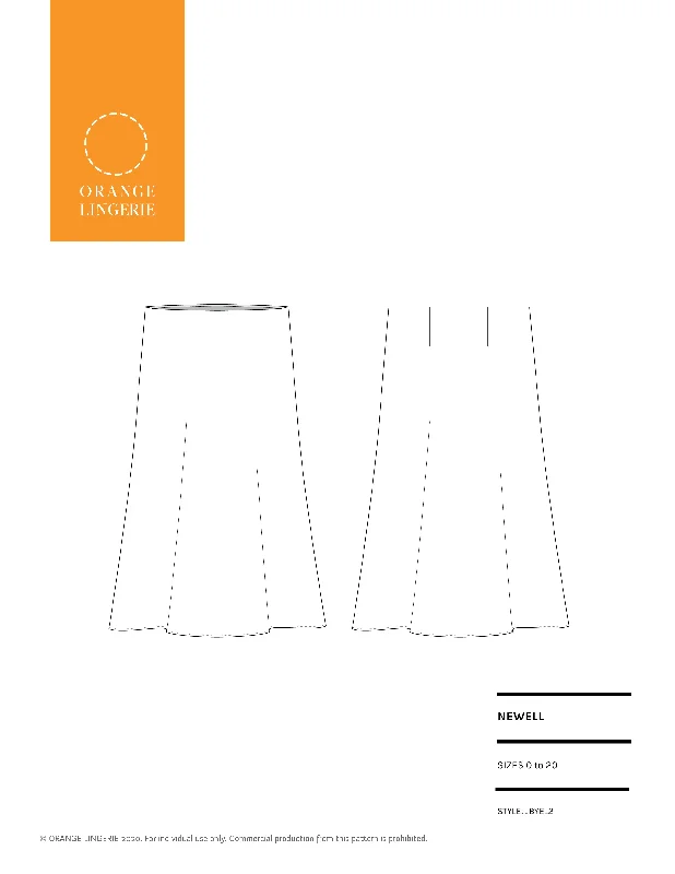 Petite - sized pencil skirt with a shorter hemlineNewell Slip Skirt PDF Sewing Pattern Petite - sized pencil skirt with a shorter hemlineNewell Slip Skirt PDF Sewing Pattern