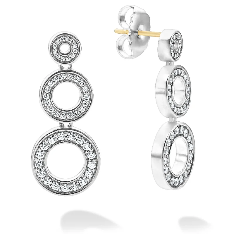 Bohemian - style drop earrings with a free - spirited charmCaviar Spark Diamond Circle Drop Earrings Bohemian - style drop earrings with a free - spirited charmCaviar Spark Diamond Circle Drop Earrings