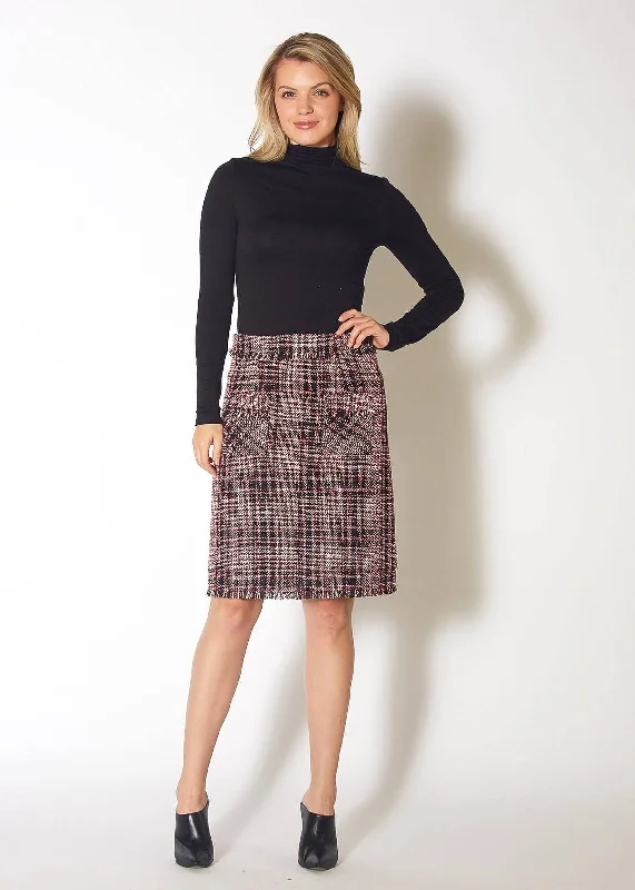 Skirts for a beach wedding Pleione Women's Red Tweed High Rise Pencil Skirt in Red Black Tweed Skirts for a beach wedding Pleione Women's Red Tweed High Rise Pencil Skirt in Red Black Tweed