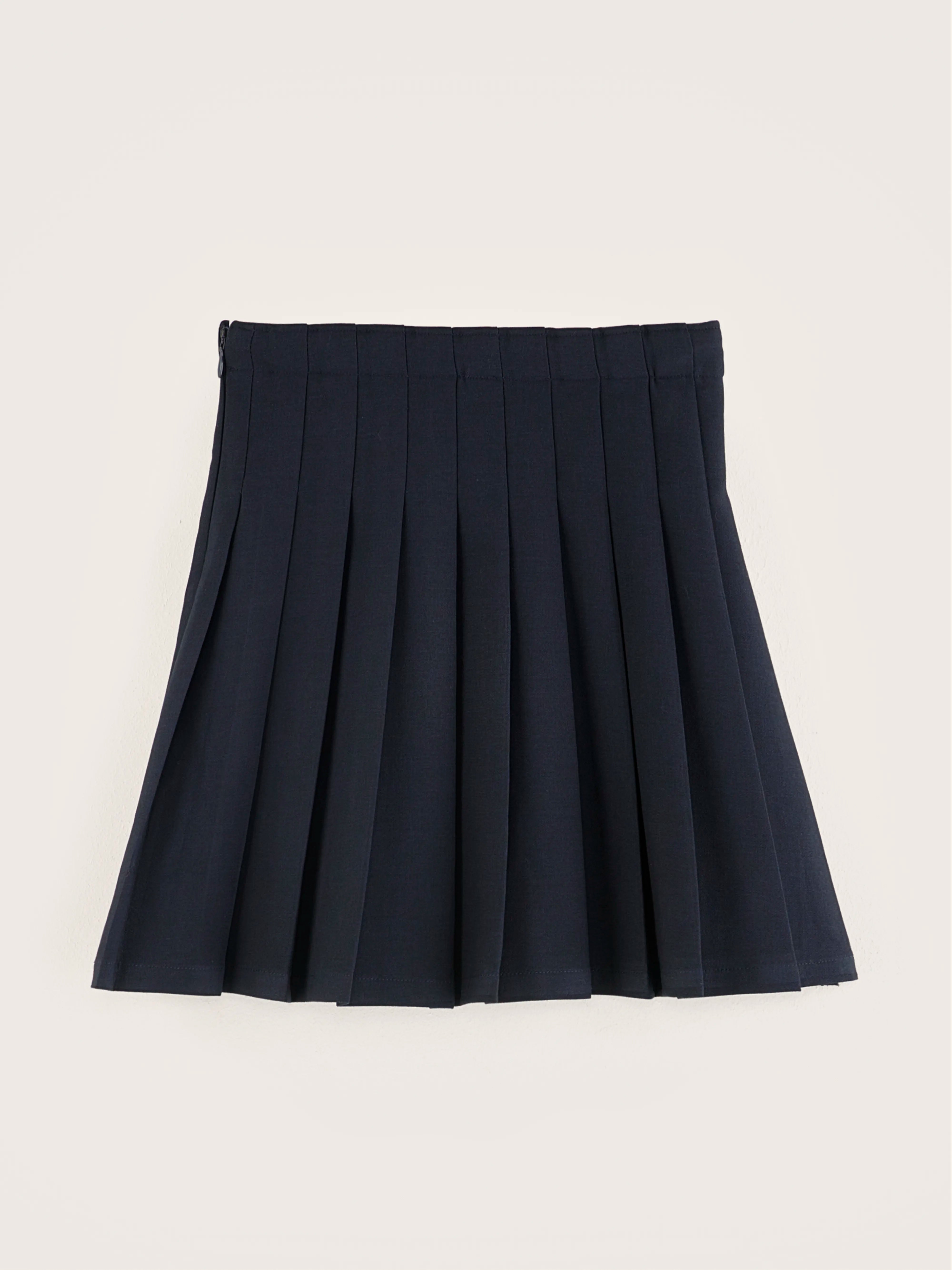 Long skirts for yoga Asra pleated mini skirt (242 / G / AMERICA)