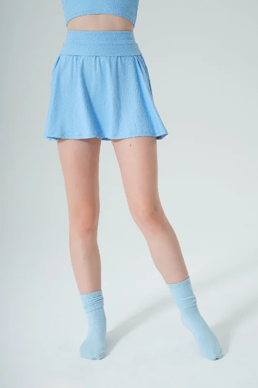 Pencil skirts in plus sizes Sadie 3D Skirt - Ice Crystals
