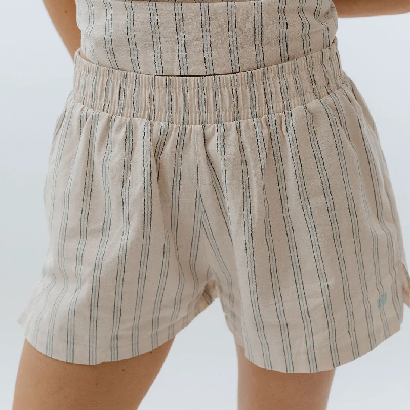 Denim skirts with distressed details Cabana Shorts, High Seas
