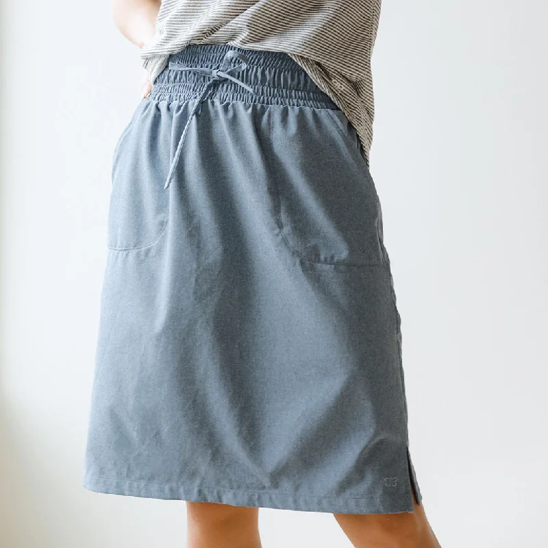 Skirts for a beach wedding The Away Skirt, Light Chambray