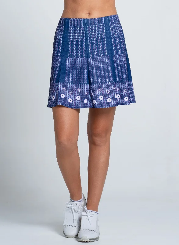 Skirts with decorative buttons Berry Ditsy Skort-long 17.25"