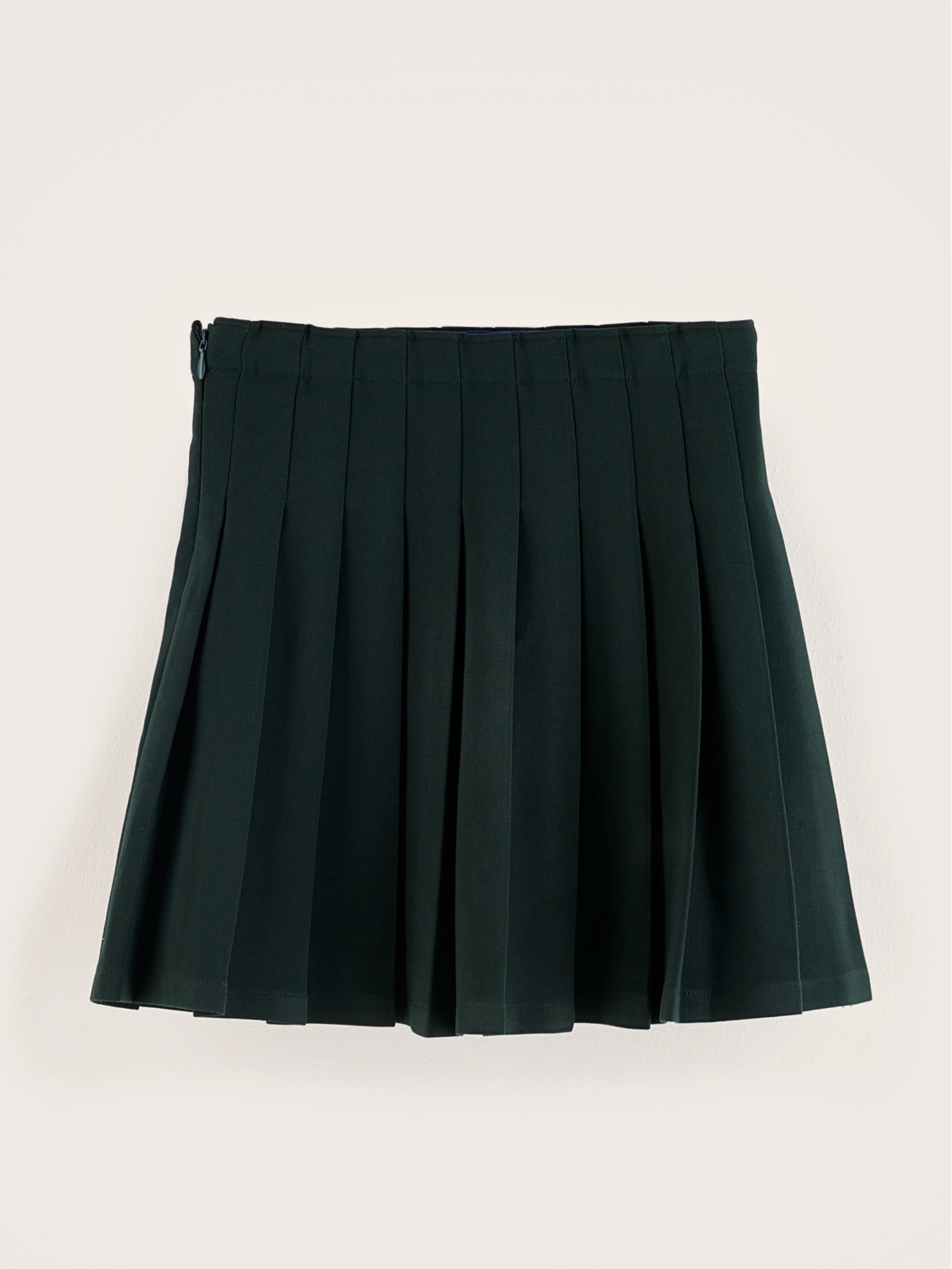 Skirts for cocktail parties Asra pleated mini skirt (242 / G / FOREST)