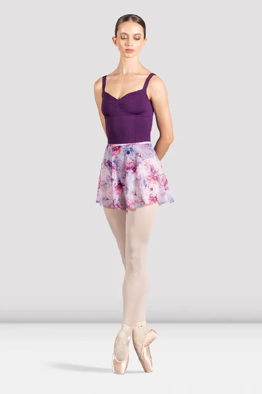 Elastic - waisted maternity skirts Ladies Floral Printed Skirt