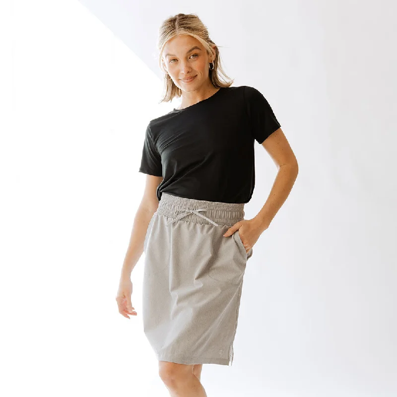 Mini skirts for clubbing The Away Skirt, Heather Grey