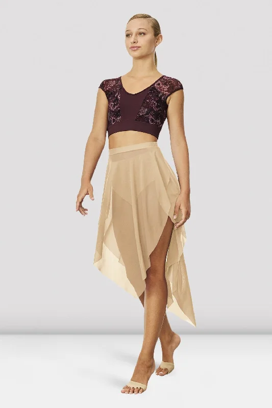 Sheer skirts for a sexy style Ladies Mireya Asymmetric Skirt