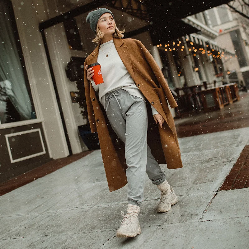 Skirts with a tie - front Everywhere Joggers, Heather Grey