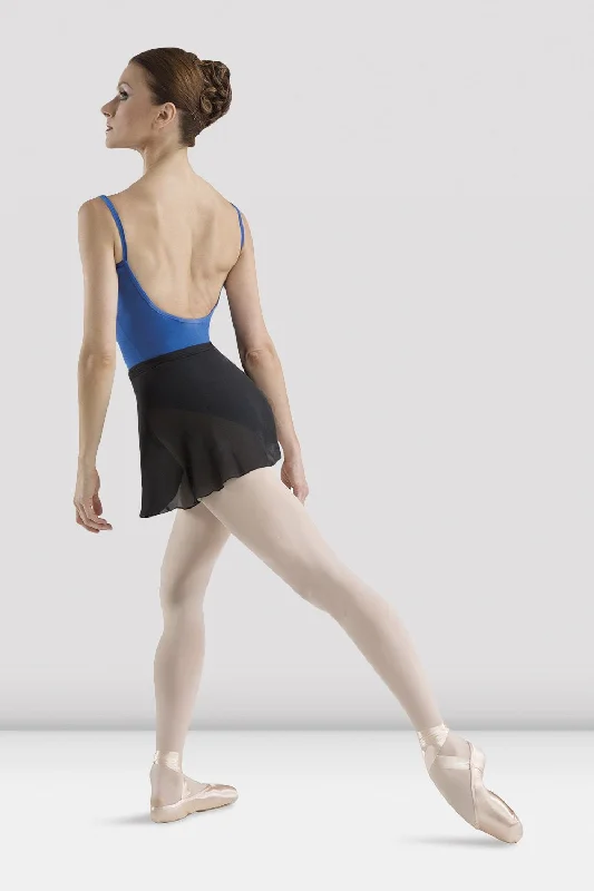 Skirts with hidden pockets Ladies Georgette Wrap Ballet Skirt