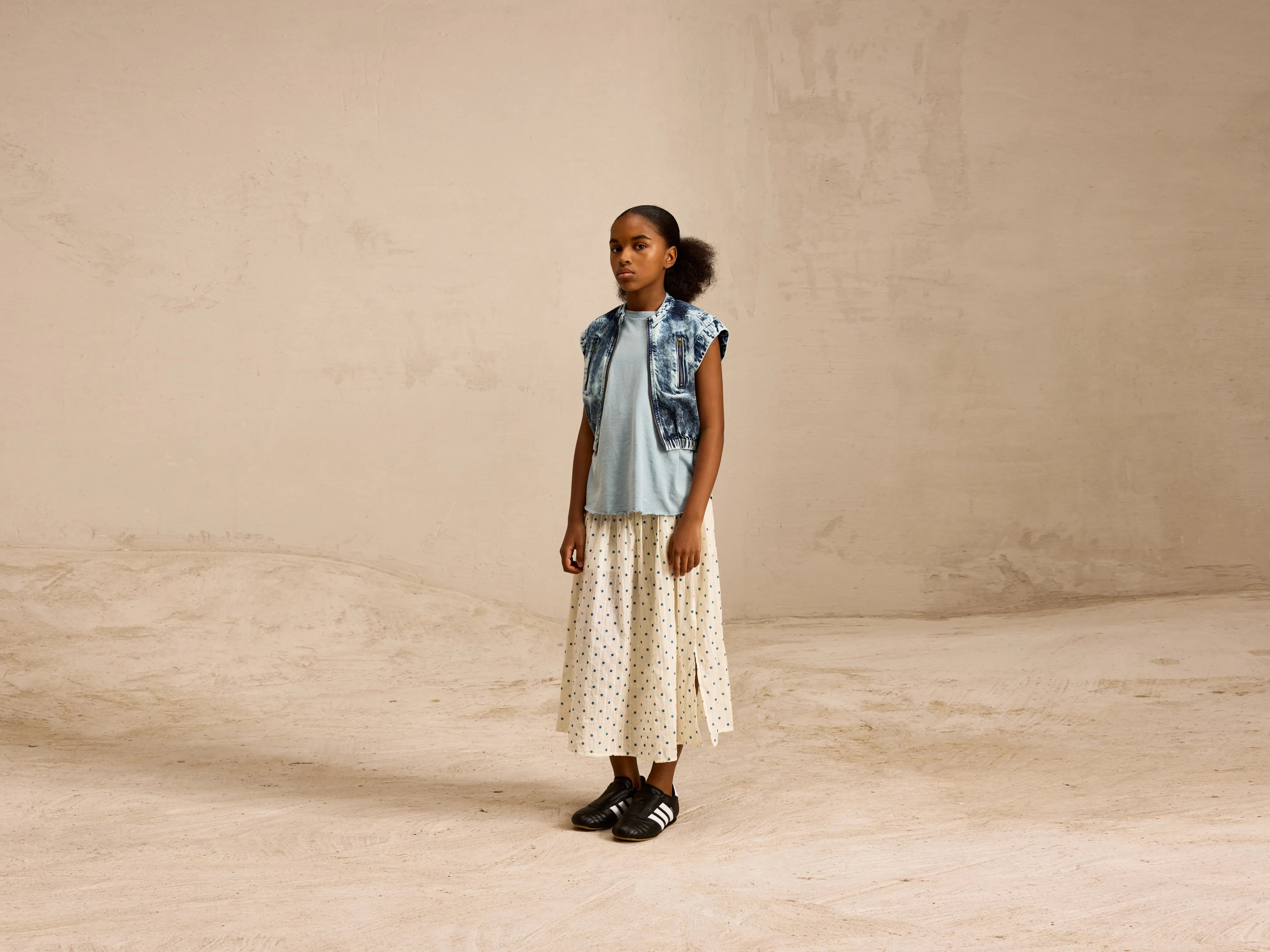 Skirts with a pom - pom trim Hassle long skirt (251 / G / COMBO A)