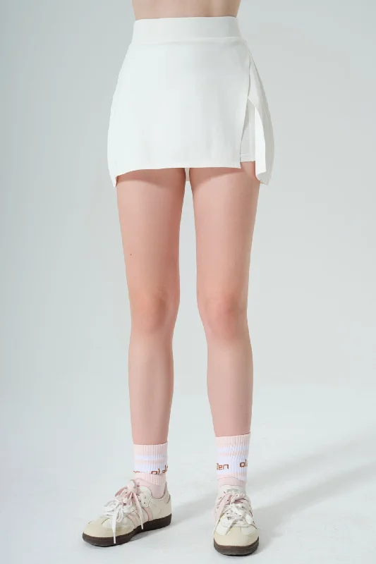 Sheer skirts for a sexy style Active Mini Skirt - White