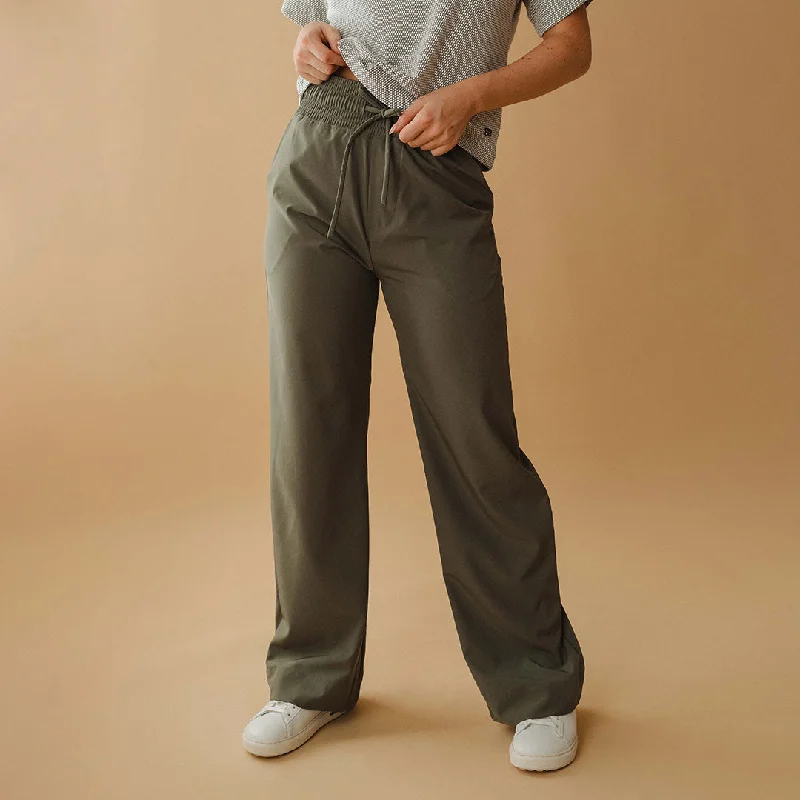 Skirts for a wine tasting Audrey Trouser, Olive