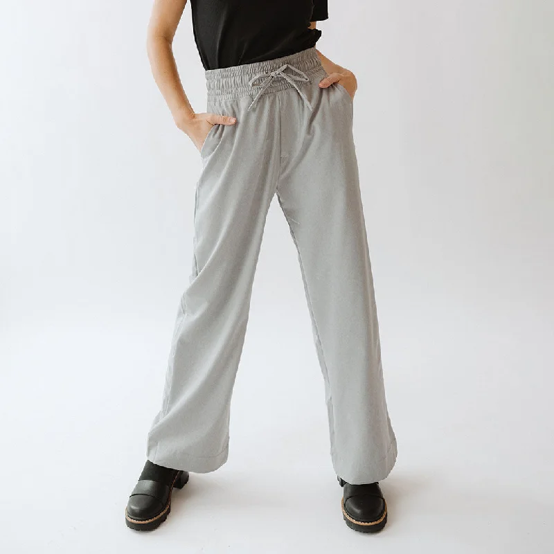 Skirts for a wine tasting Audrey Trouser, Heather Light Grey