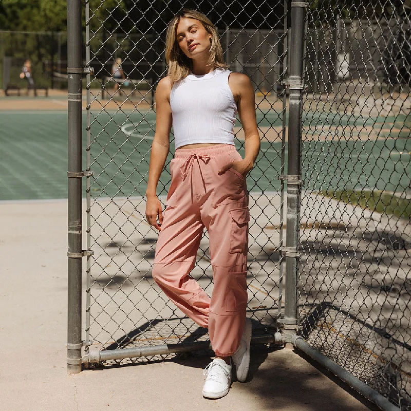 Skirts for a school dance Jetsetter Cargo Joggers, Pink Bliss