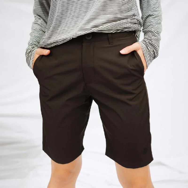 Khaki skirts for a military look Black Bermuda Shorts