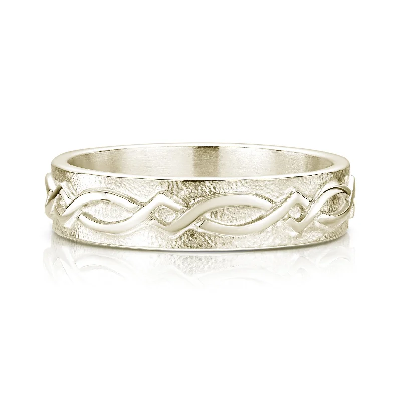 Emerald - Cut Gemstone Wedding Bands in 18K Gold for a Luxurious and Statement - Making PieceSweetheart Ring in 9ct White Gold