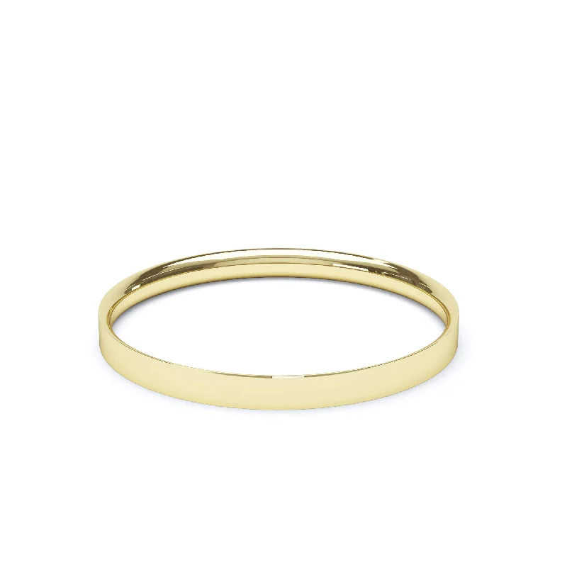Laser - Etched Floral Design Wedding Bands in Palladium for a Delicate and Intricate Look- Flat Court Profile Plain Wedding Ring 18k Yellow Gold
