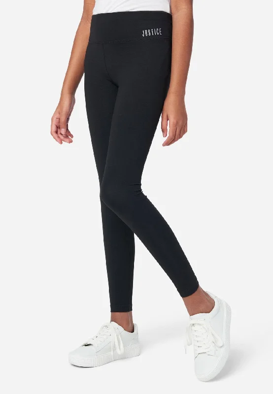Women's Denim - Look Tight Trousers in Light Blue for a Casual and Versatile OptionJustice Logo Full-Length Legging Women's Denim - Look Tight Trousers in Light Blue for a Casual and Versatile OptionJustice Logo Full-Length Legging