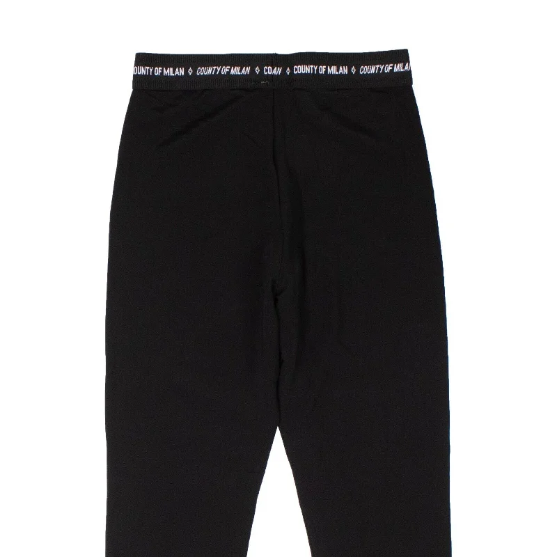 Women's Fleece - Lined Tight Trousers in Dark Blue for Warmth in Cold WeatherMarcelo Burlon County Lycra Leggings - Black Women's Fleece - Lined Tight Trousers in Dark Blue for Warmth in Cold WeatherMarcelo Burlon County Lycra Leggings - Black