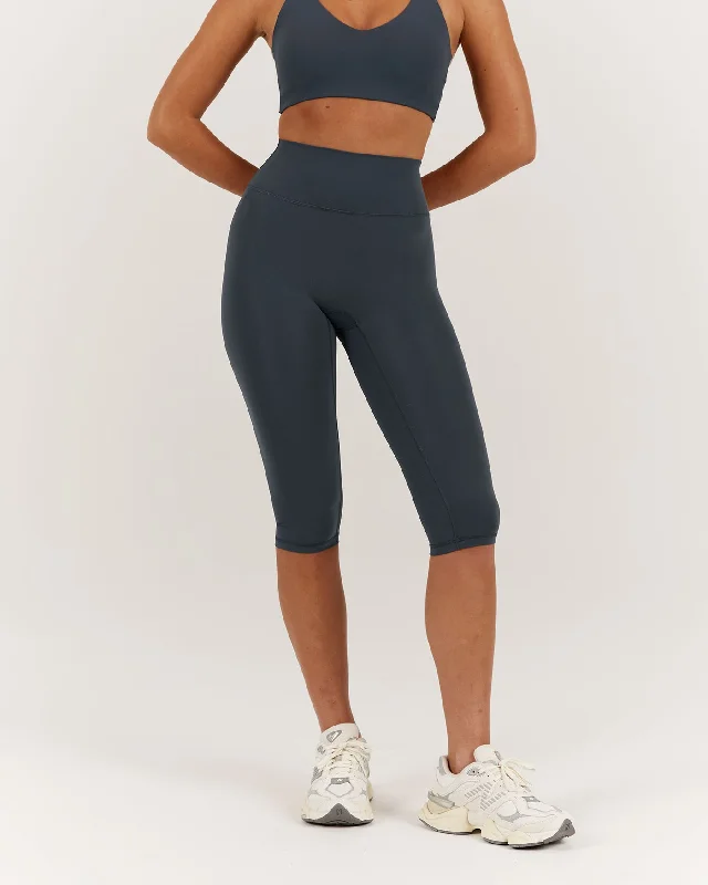 Plus Size Women's Printed Tight Trousers in Floral Patterns for a Spring - Inspired OutfitMuscle Republic | Luxe Bria Capri Legging - Alloy Plus Size Women's Printed Tight Trousers in Floral Patterns for a Spring - Inspired OutfitMuscle Republic | Luxe Bria Capri Legging - Alloy