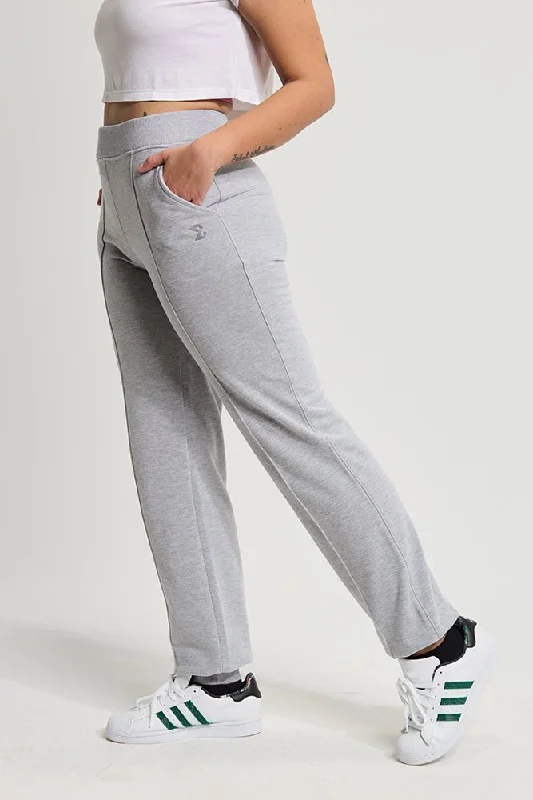 Women's Leather - Look Tight Trousers with Zipper Details in Dark Gray for an Urban StyleLight Gray Splash Jogger Women's Leather - Look Tight Trousers with Zipper Details in Dark Gray for an Urban StyleLight Gray Splash Jogger