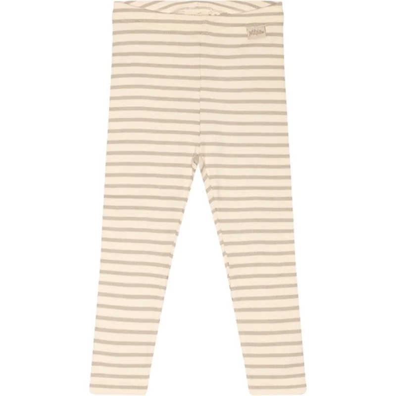 Plus Size Women's Snake - Print Tight Trousers in Brown and Black for a Bold Fashion StatementPetit Piao® Simply Taupe Leggings Modal Striped Plus Size Women's Snake - Print Tight Trousers in Brown and Black for a Bold Fashion StatementPetit Piao® Simply Taupe Leggings Modal Striped