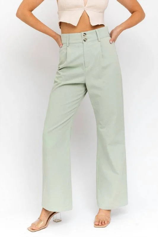 Plus Size Women's Snake - Print Tight Trousers in Brown and Black for a Bold Fashion StatementShe Means Business Pants In Sage Plus Size Women's Snake - Print Tight Trousers in Brown and Black for a Bold Fashion StatementShe Means Business Pants In Sage