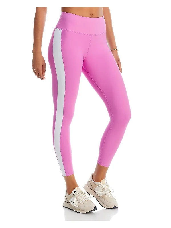 Women's Tight Trousers with Elastic Waistband in Black for Easy and Comfortable WearWomens Contrast Trim Polyester Leggings Women's Tight Trousers with Elastic Waistband in Black for Easy and Comfortable WearWomens Contrast Trim Polyester Leggings