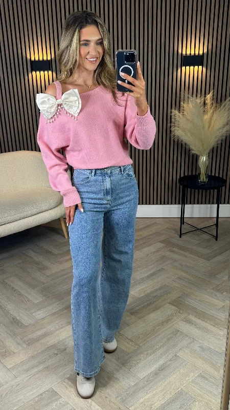 Light - wash women jeans for a fresh and summery appearanceCameron Light Blue Wide Leg Jeans Light - wash women jeans for a fresh and summery appearanceCameron Light Blue Wide Leg Jeans